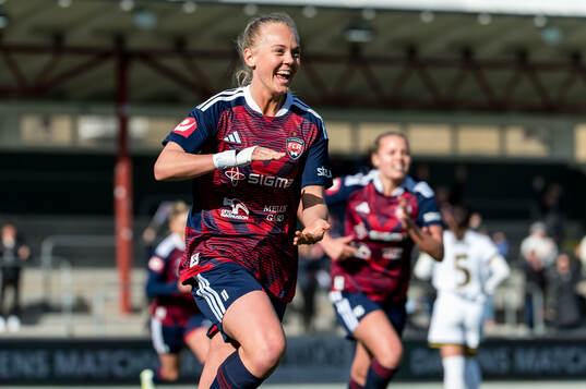 Rosengårds Molly Johansson jublar