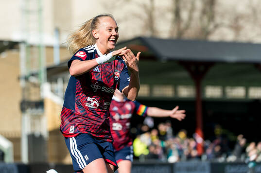Rosengårds Molly Johansson jublar