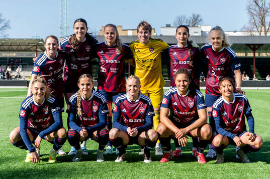 Rosengårds ställer upp på en lagbild
