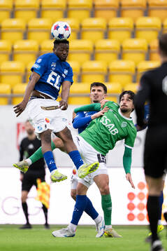 Norrbys Azeez Temitope Yusuf och Brages Filip Trpcevski