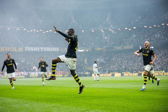 AIKs Ibrahim Cisse jublar