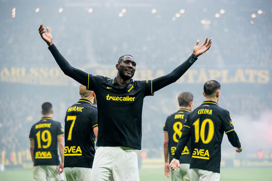 AIKs Ibrahim Cisse jublar