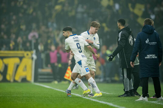 Halmstads Omar Faraj och Malte Persson