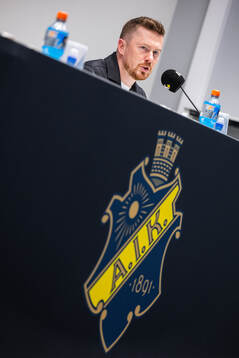 Halmstads tränare Johan Lindholm