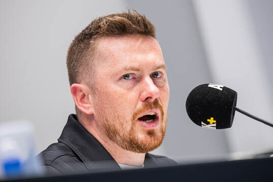 Halmstads tränare Johan Lindholm