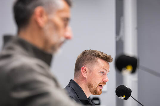 Halmstads tränare Johan Lindholm