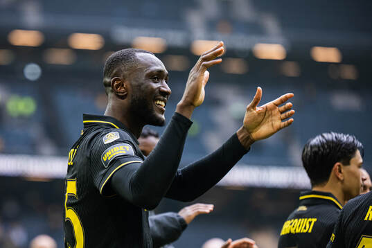 AIKs Ibrahim Cisse jublar
