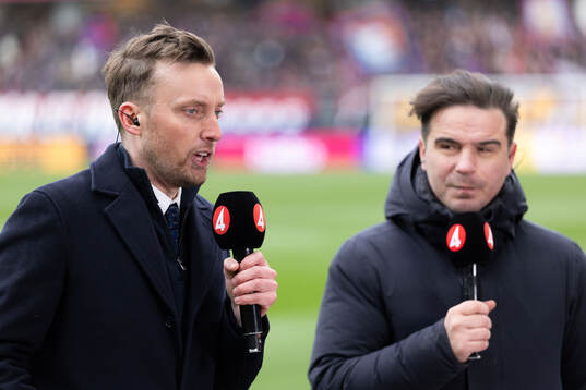 s programledare Axel Pileby och expert Nordin Gerzic