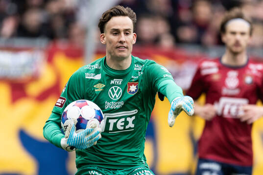 Örgrytes målvakt Hampus Gustafsson