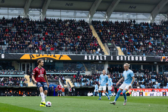 Örgrytes Christoffer Styffe och Malmö FFs Arnor Sigurdsson