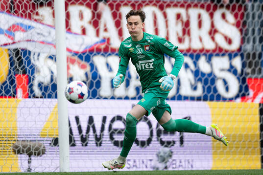 Örgrytes målvakt Hampus Gustafsson