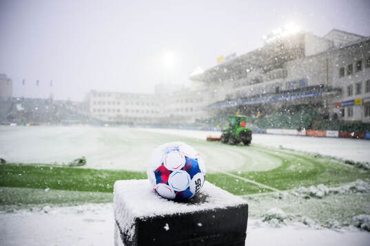 Matchen pausas pga snöoväder