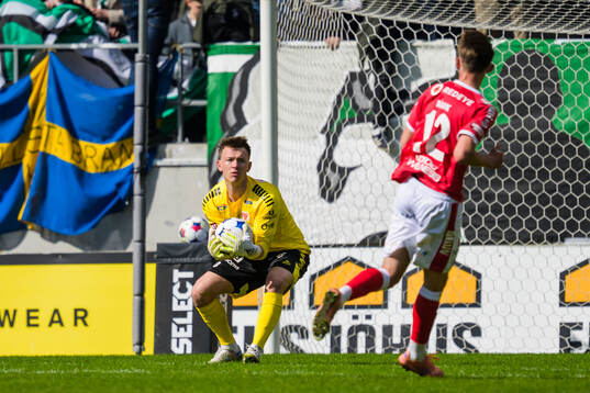 Kalmars målvakt Jakob Kindberg