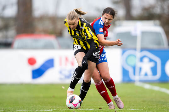 Vittsjös Daniela Galic  och Häckens Stine Sandbech