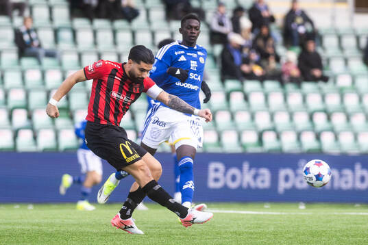 Nordic United FCs Jonathan Gursac och GIF Sundsvalls