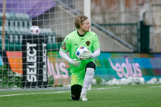 Nordic United FCs målvakt William Eskelinen