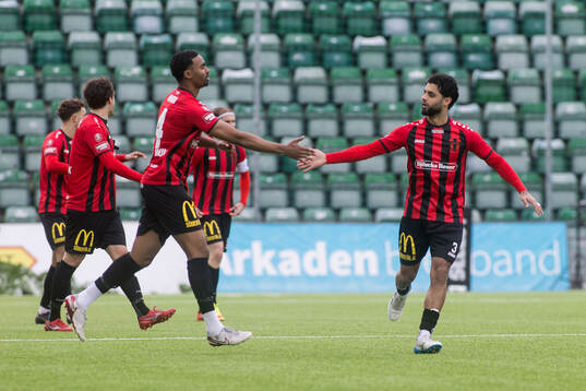 Nordic United FCs Mohammad Fazal jublar