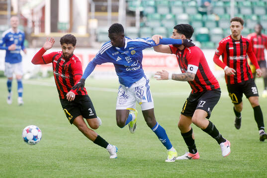 GIF Sundsvalls Suwaibou Kebbeh mot Nordic United FCs