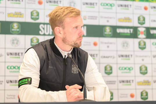 Varbergs tränare Victor Salwén