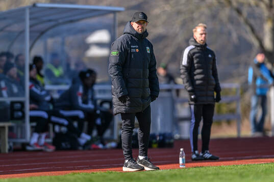 Varbergs tränare Victor Salwén