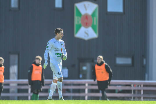 Varbergs målvakt Oscar Ekman