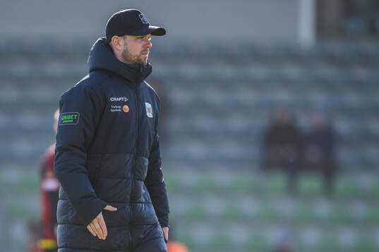 Varbergs tränare Victor Salwén