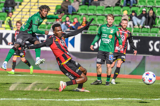 Varbergs Severin Nioule gör 1-1