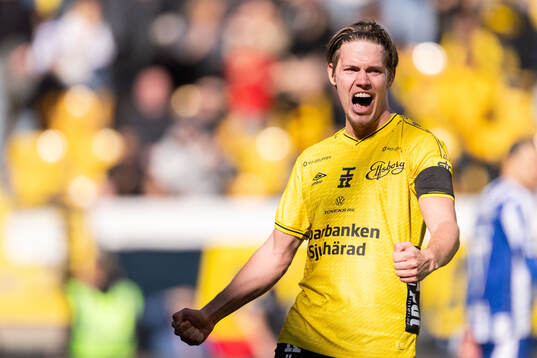 Elfsborgs Taylor Silverholt jublar