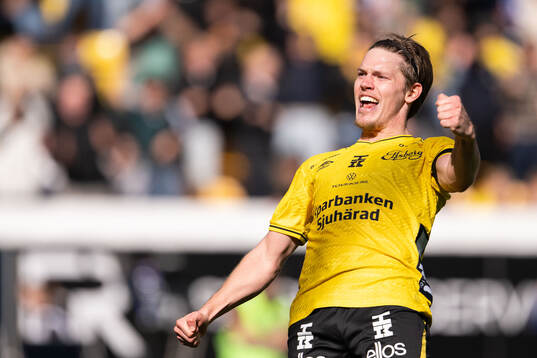 Elfsborgs Taylor Silverholt jublar