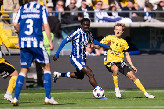 IFK Göteborgs Imam Jagne och Elfsborgs Julius Beck