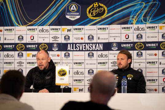 IFK Göteborgs assisterande tränare Joachim Björklund och