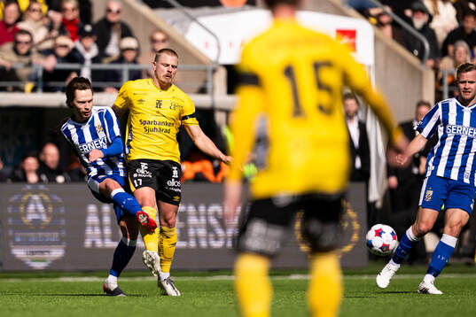 IFK Göteborgs Kolbeinn Thordarson och Elfsborgs Per Frick