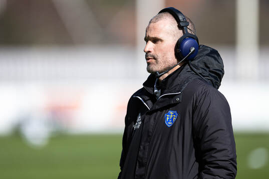 Falkenbergs tränare Christoffer Andersson