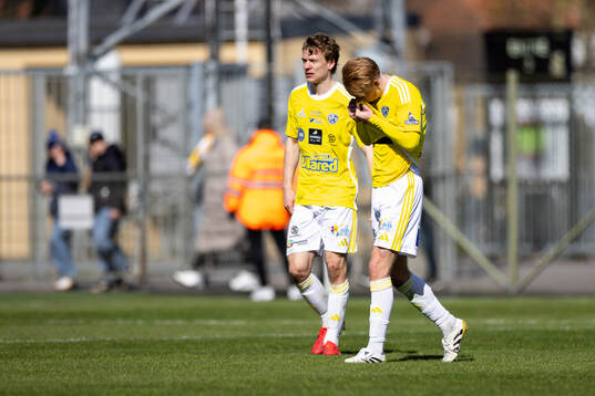 Falkenbergs Melker Nilsson och Linus Borgström deppar