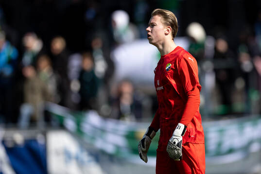 Ljungskiles målvakt Lukas Eriksson