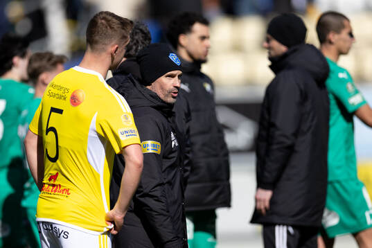 Falkenbergs tränare Christoffer Andersson
