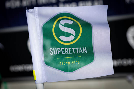 Flagga med superettan