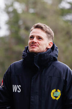 Hammarbys tränare William Strömberg