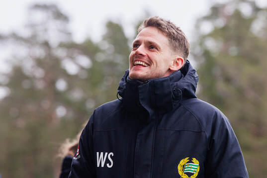 Hammarbys tränare William Strömberg