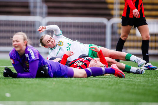 Hammarbys Mari Nyhagen jublar