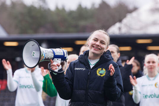Hammarbys Mari Nyhagen jublar