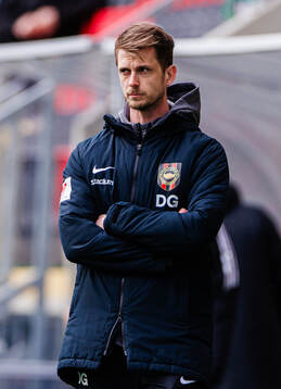 Brommapojkarnas tränare Daniel Gunnars