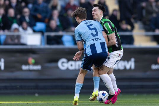 Djurgårdens Miro Tenho och GAIS Samuel Salter