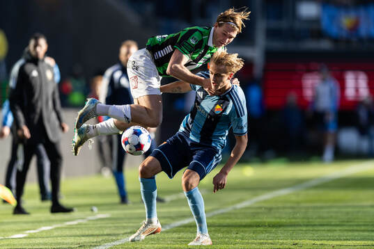 GAIS August Wängberg och Djurgårdens Oskar Fallenius