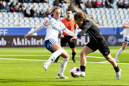 IFK Norrköpings Deborah-Anne De la Harpe och Malmö FFs