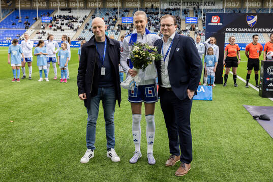 IFK Norrköpings Ebba Handfast uppmärksammas för 100