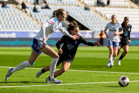 IFK Norrköpings Ebba Handfast och Malmö FFs Miljana