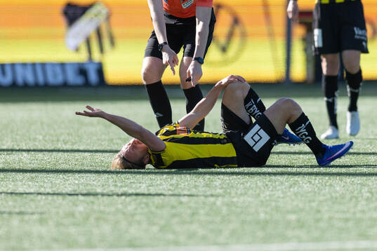 Häckens David Seger har ont