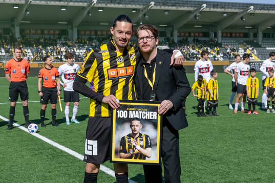Häckens Amor Layouni och Erik Friberg