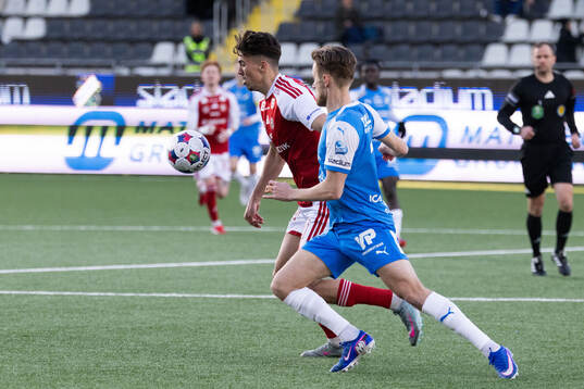 under fotbollsmatchen i Superettan mellan Oddevold och